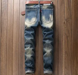 Stylish Men's Casual Ripped Jeans - GlamzLife
