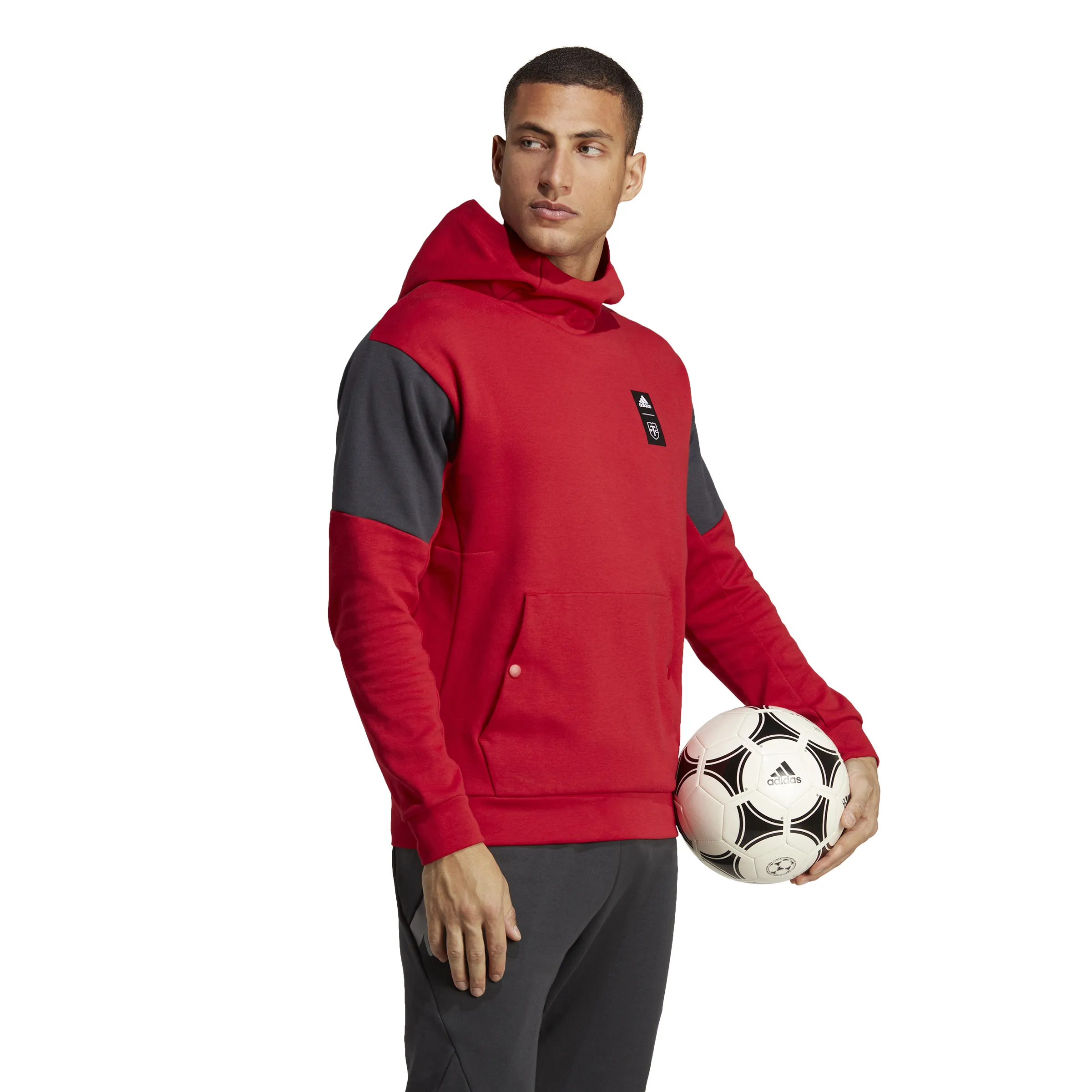 Toronto FC adidas Red Travel Pullover - Hoodie