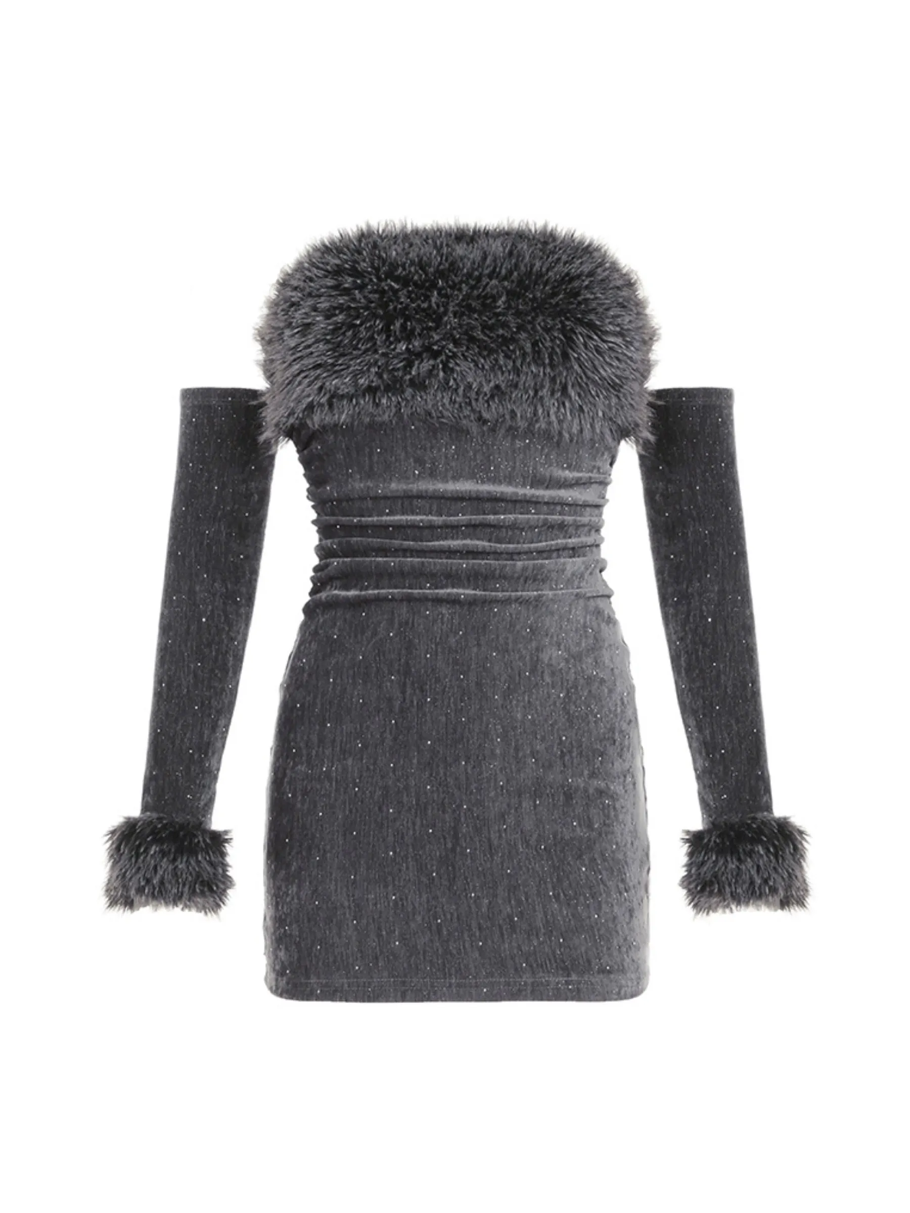 Vvsha Laynie Patchwork Tube Top Dress