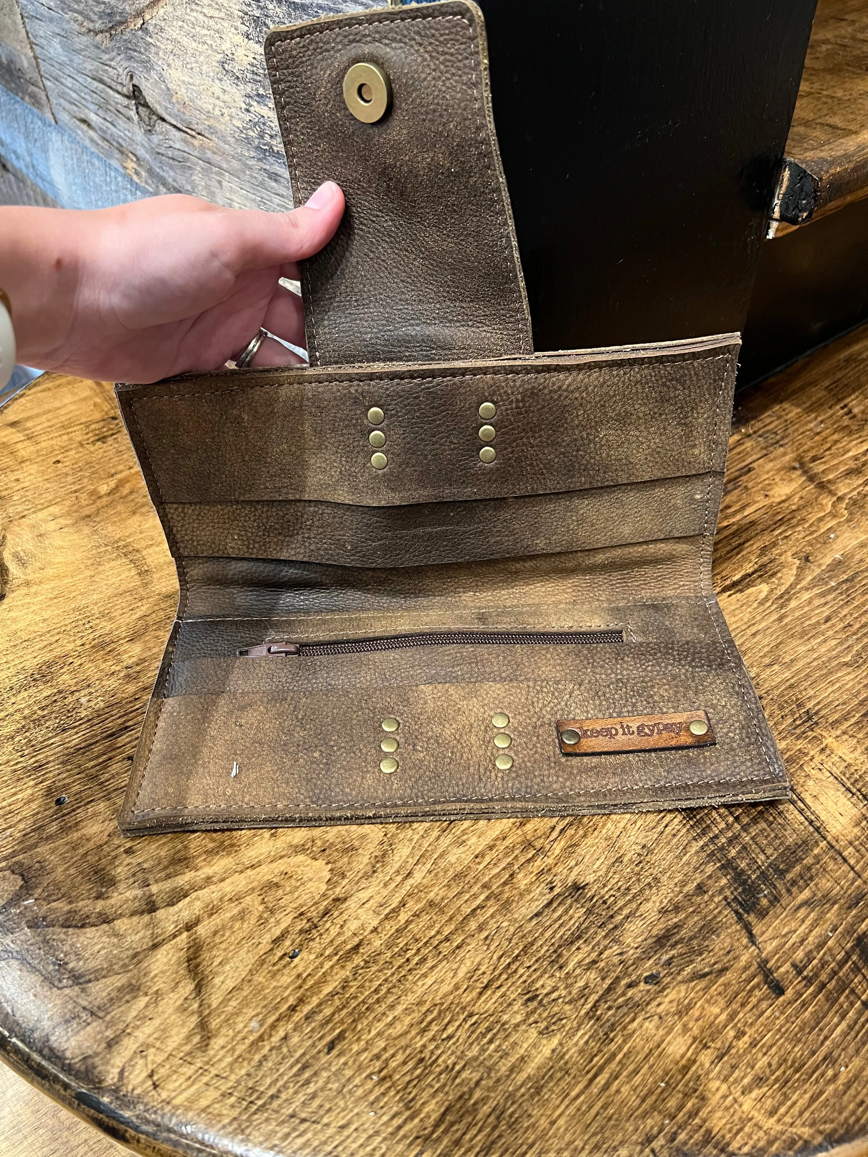 Waterfall Snakeskin Wallet