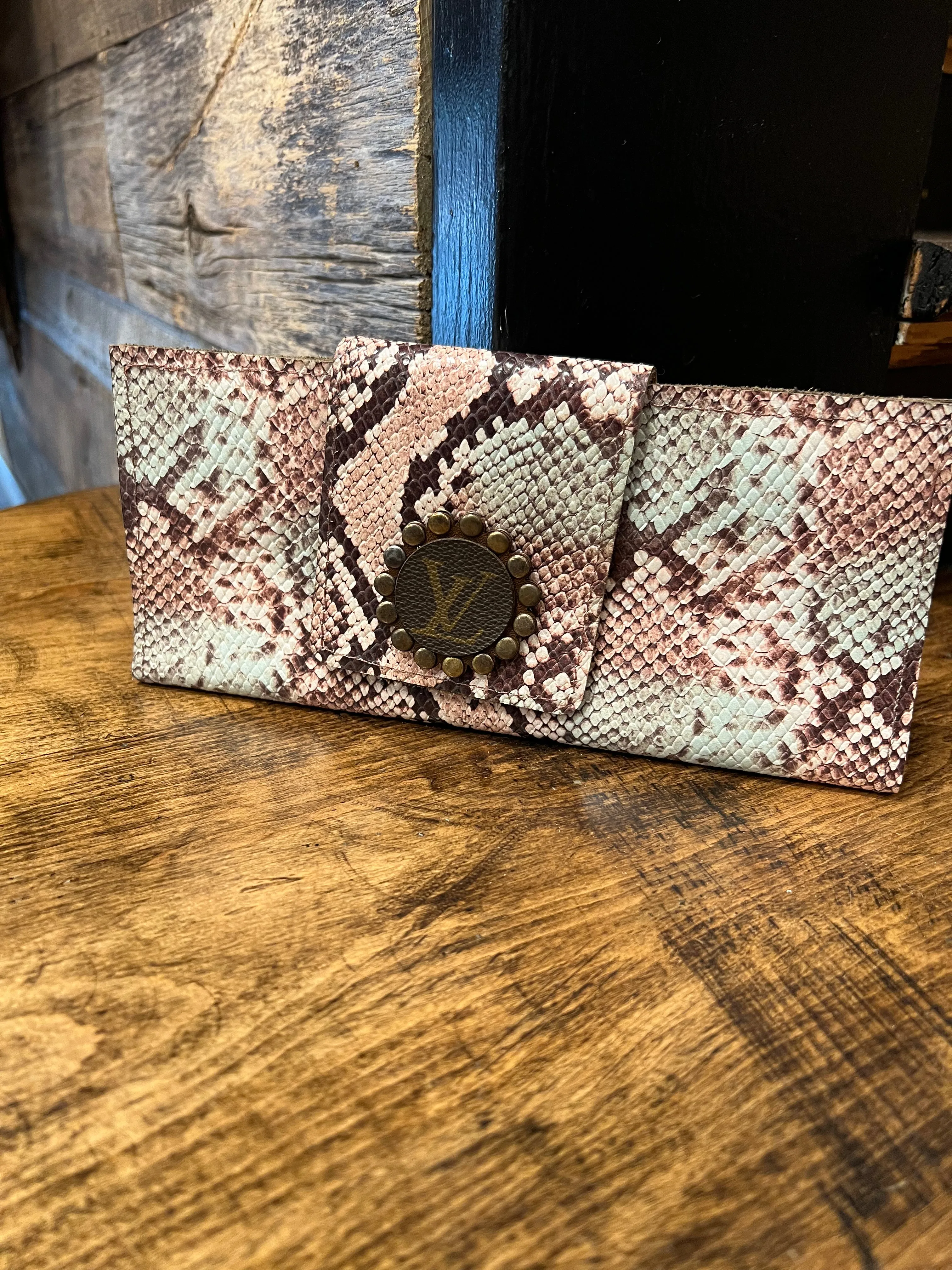 Waterfall Snakeskin Wallet