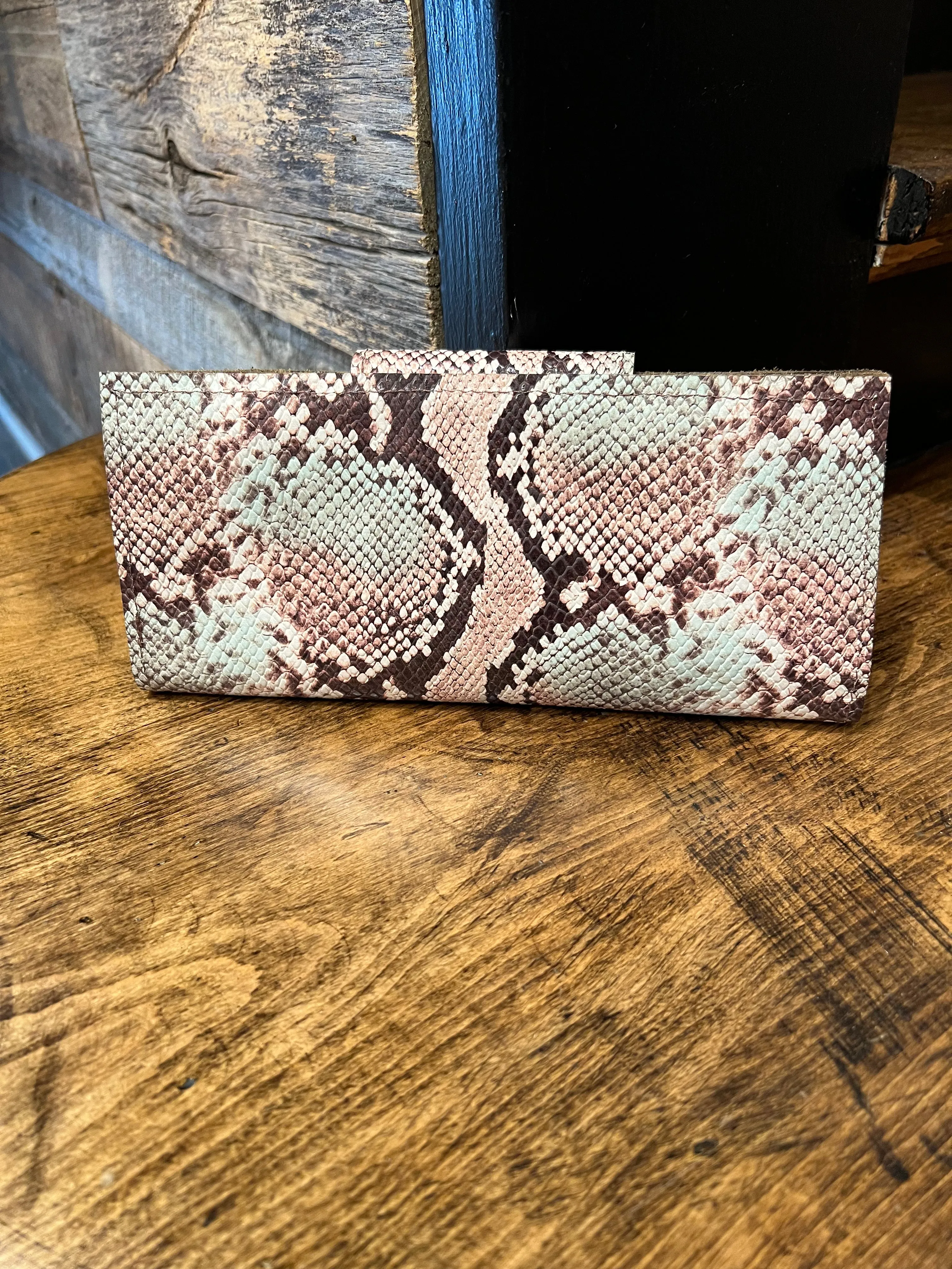 Waterfall Snakeskin Wallet