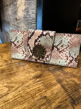 Waterfall Snakeskin Wallet