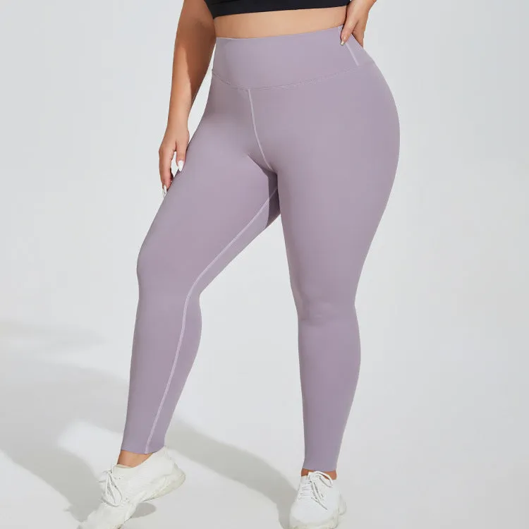 Wholesale Large Size Yoga Pants High Waist Hip Lifting Seamless Cloud Sense Women's Fitness Sports Pants