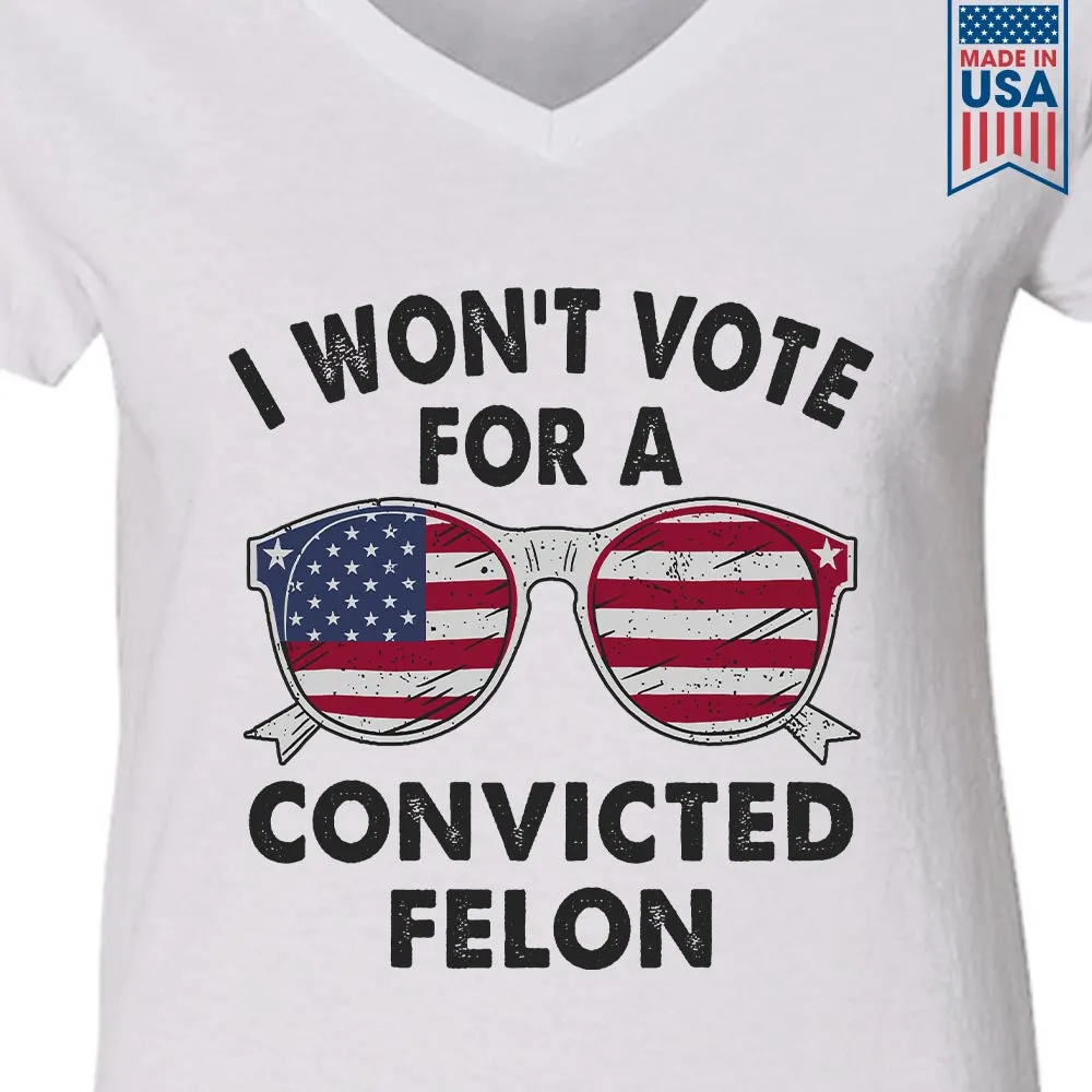 Women's V-neck T-shirt TSVW605