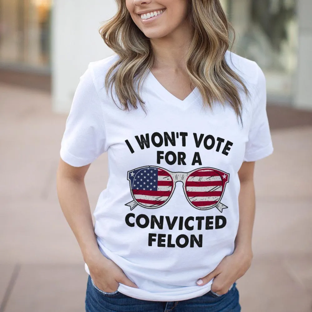 Women's V-neck T-shirt TSVW605