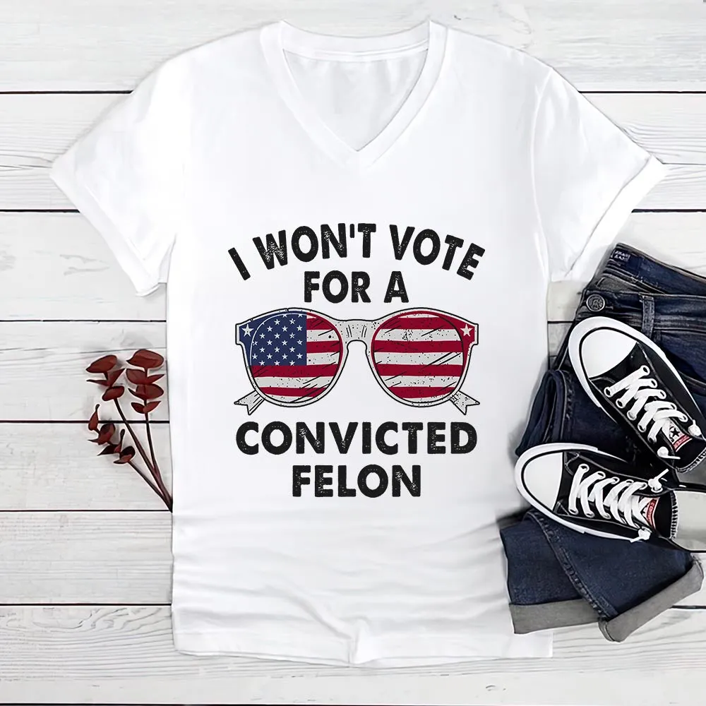 Women's V-neck T-shirt TSVW605