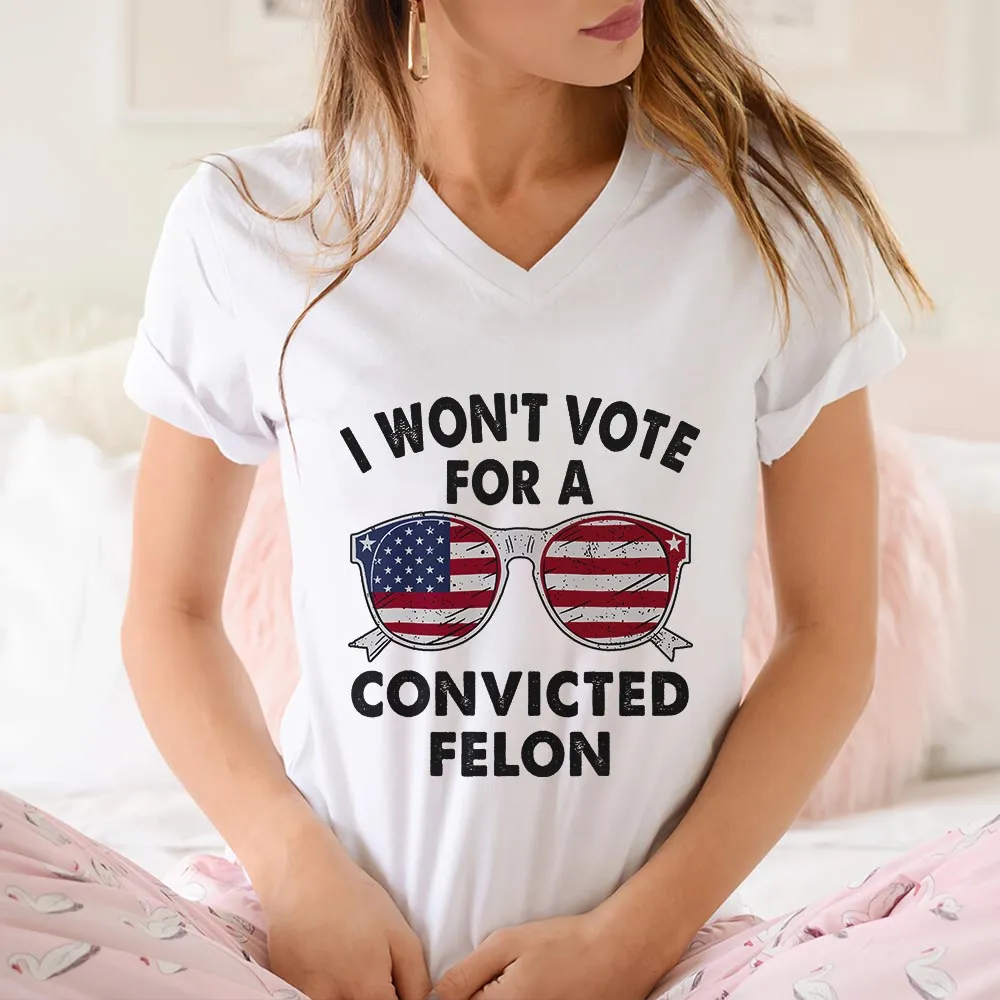 Women's V-neck T-shirt TSVW605