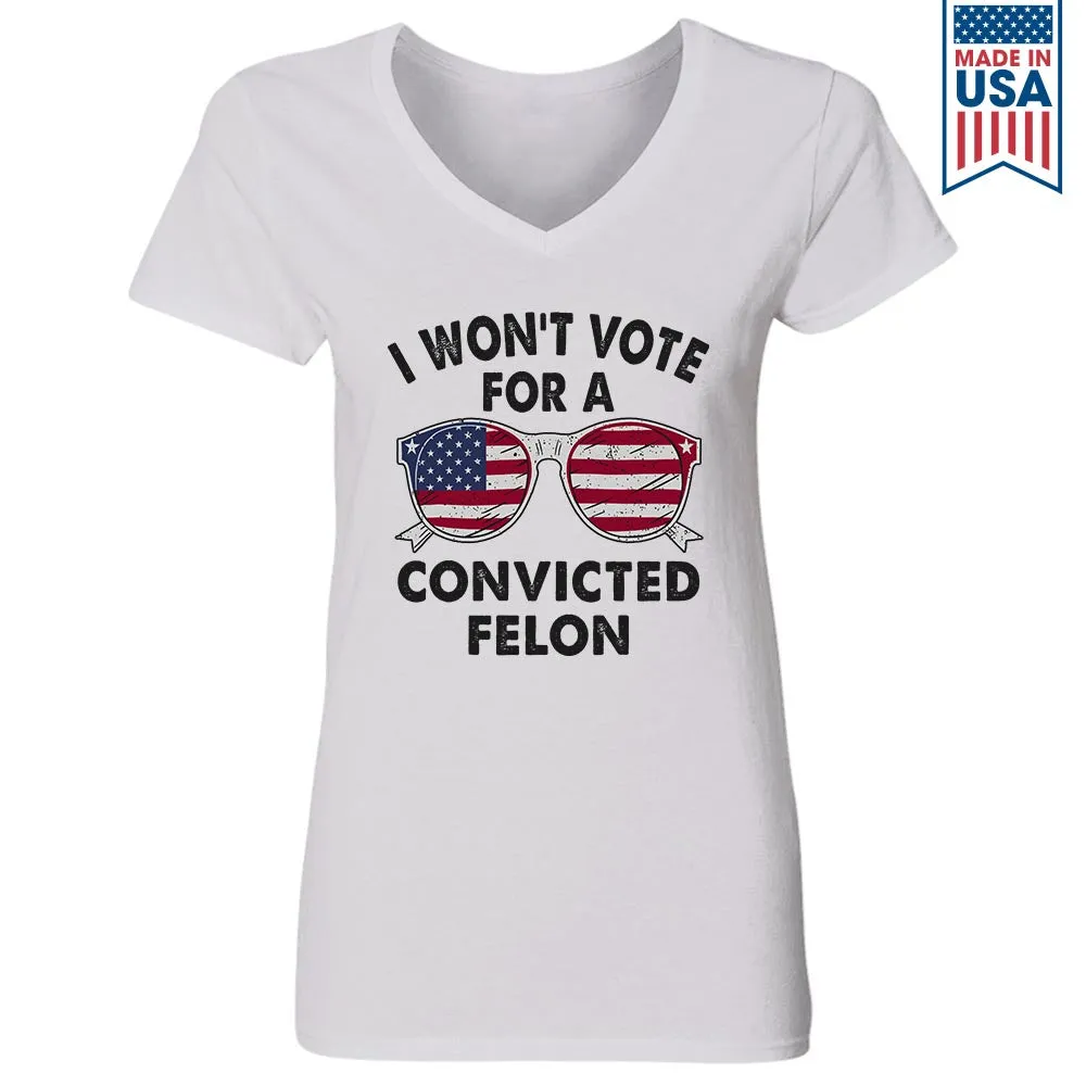 Women's V-neck T-shirt TSVW605