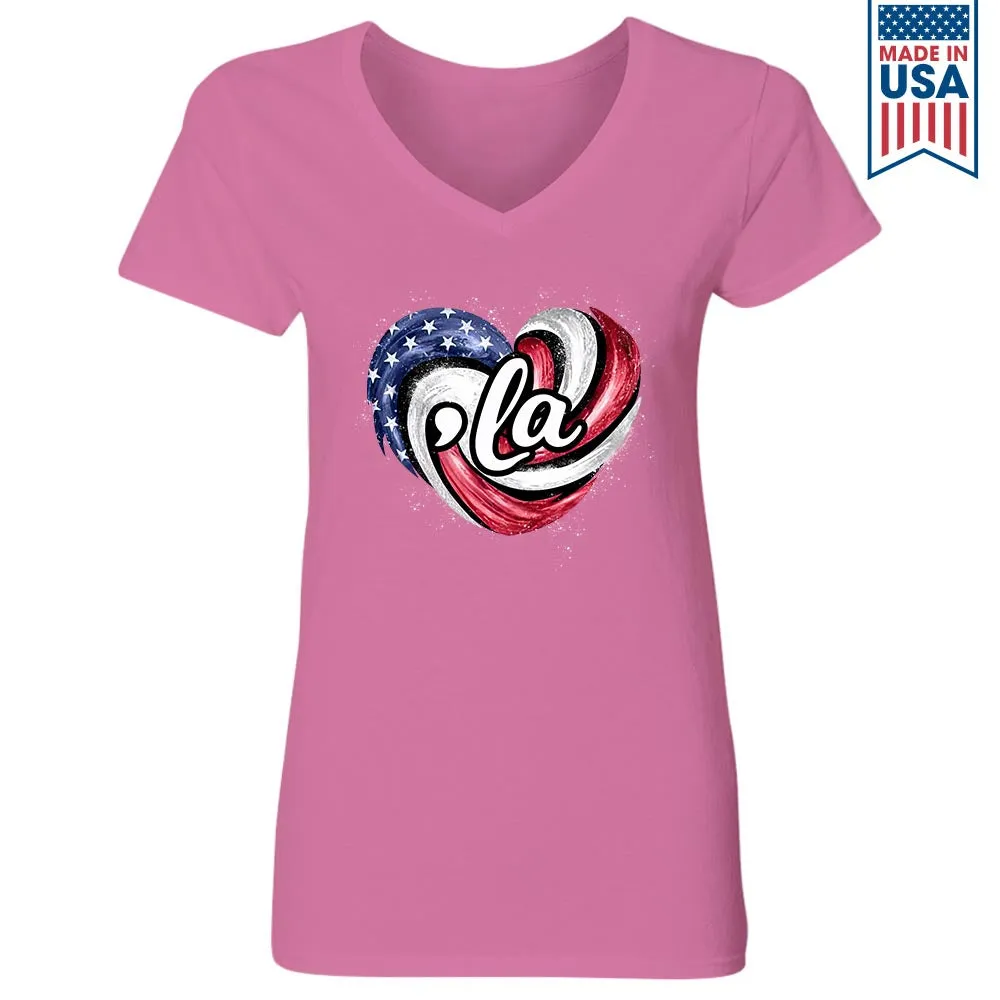 Women's V-neck T-shirt TSVW701