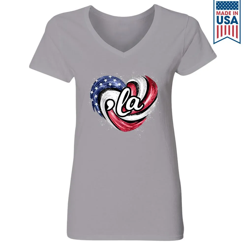 Women's V-neck T-shirt TSVW701